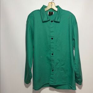 Men's Teal welding  Jacket